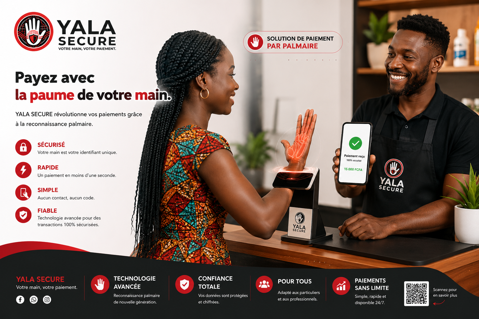 YALA SECURE - Paiement par paume